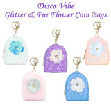 Flower Coin Bag Keychains