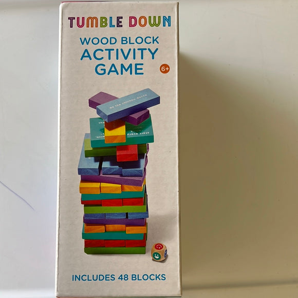 Tumble Down woodblock activity game