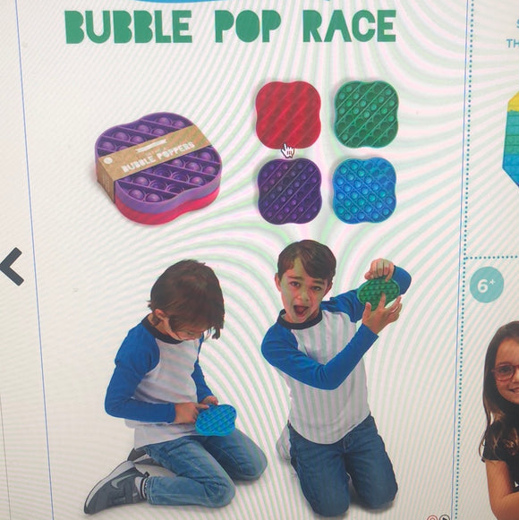Toys/ Games: Bubble Poppers Race assorted colors