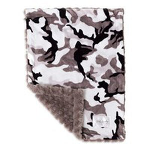 Baby Blanket: Gray Camo/Gray Tile