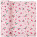 Muslin Swaddle Blanket - Pink Rosette